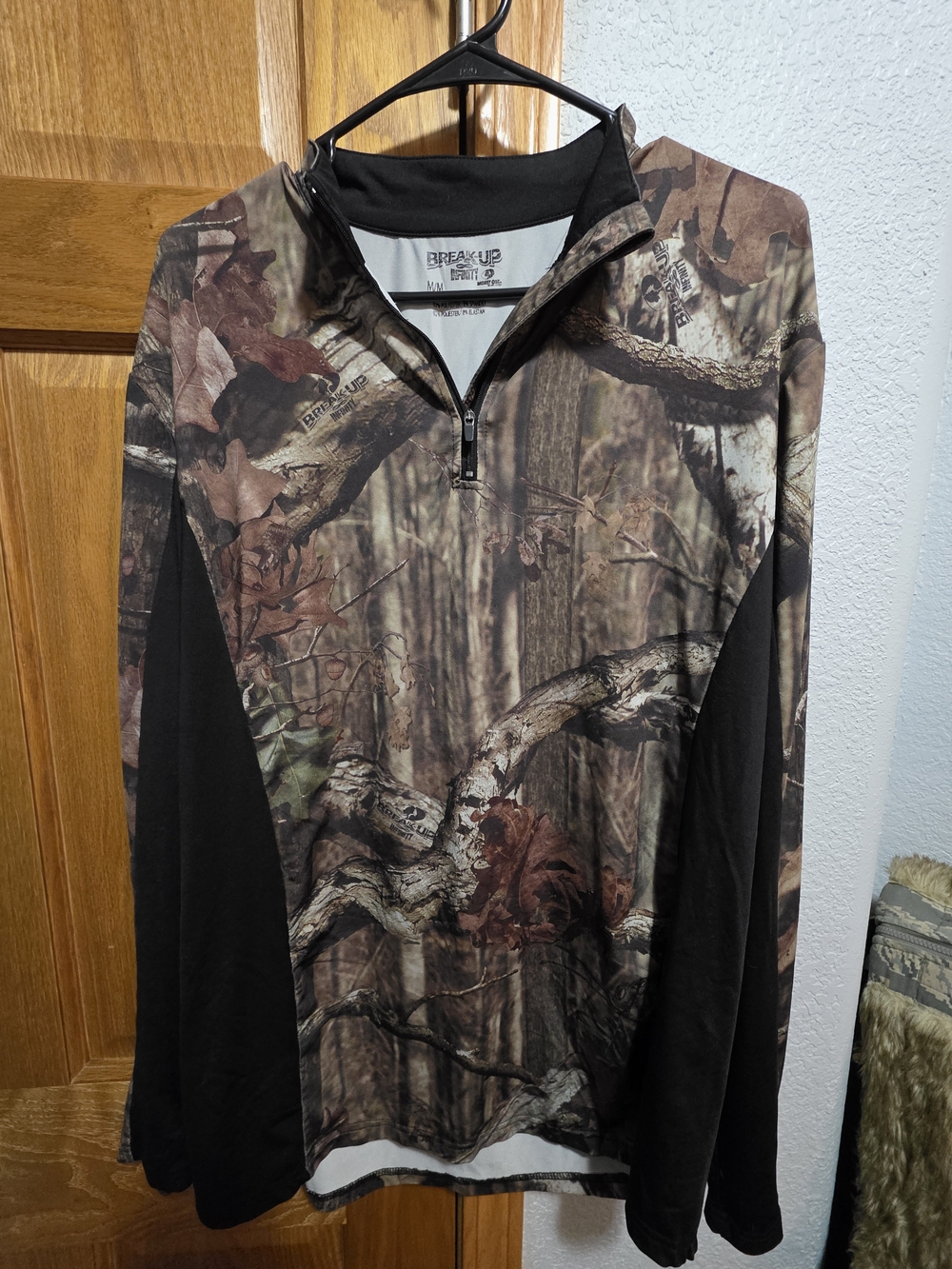 Break-Up Country Camo Quarter-Zip Pullover - Brown/Black